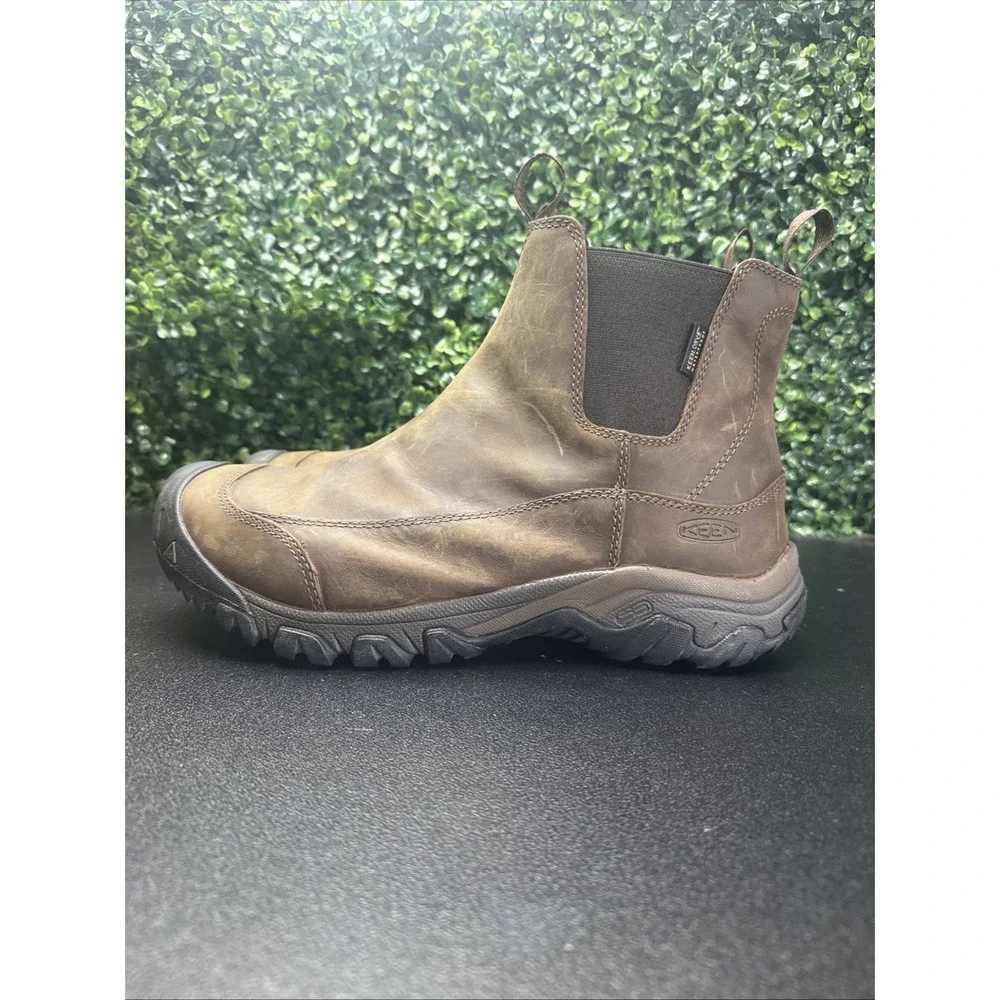 KEEN Anchorage III Men's Waterproof Leather Boots Sz 12 M Dry Waterproof